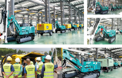 绿色矿山开采KS669潜孔钻机 工程机械技术研发的新突破